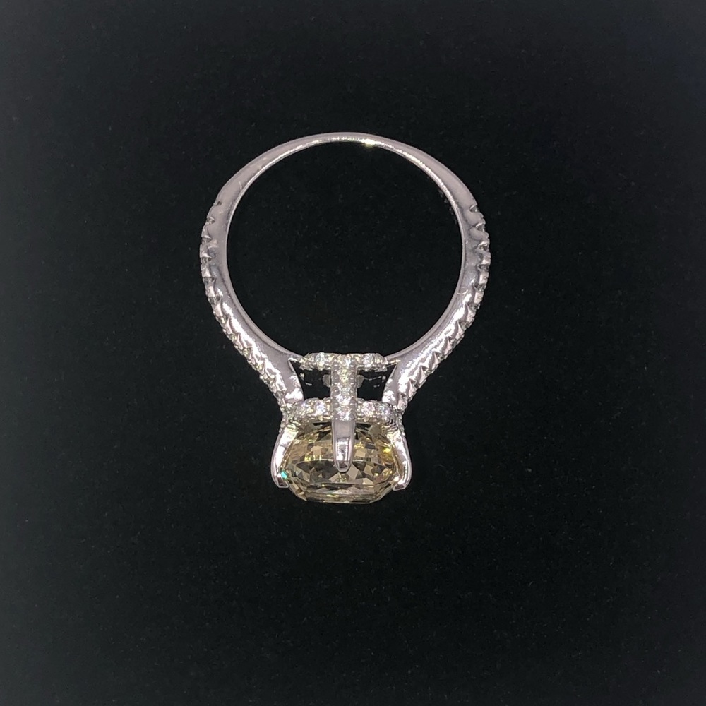 2.5ct Canary Radiant Cut Ring - Picture 13 of 17